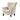 Koni Accent Armchair, Button Diamond Tufted, Rolled Arms, Beige Fabric