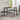 3-Piece Dining Table Set, Rectangular Dining Table with 2 Benches, Rustic Brown and Black